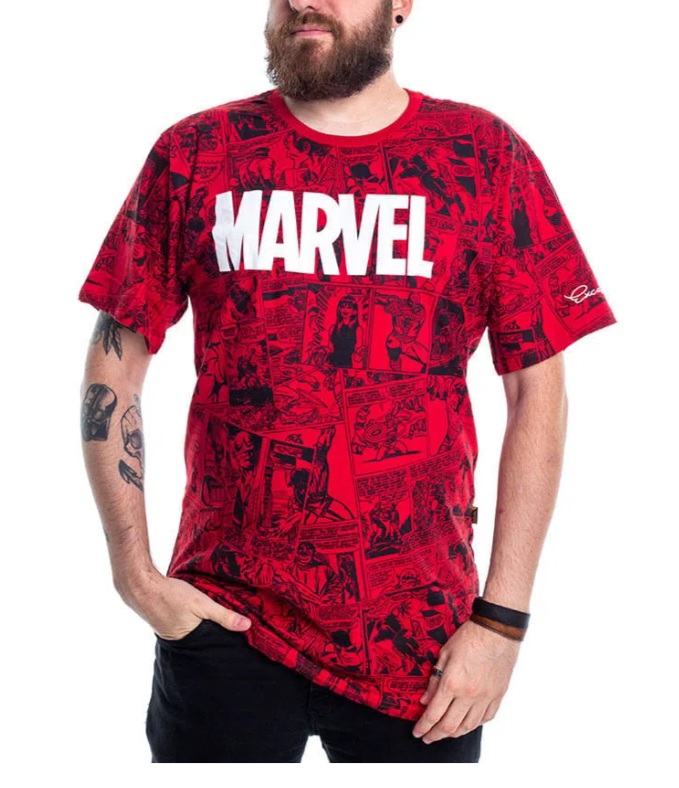 Poleras de algodón Marvel