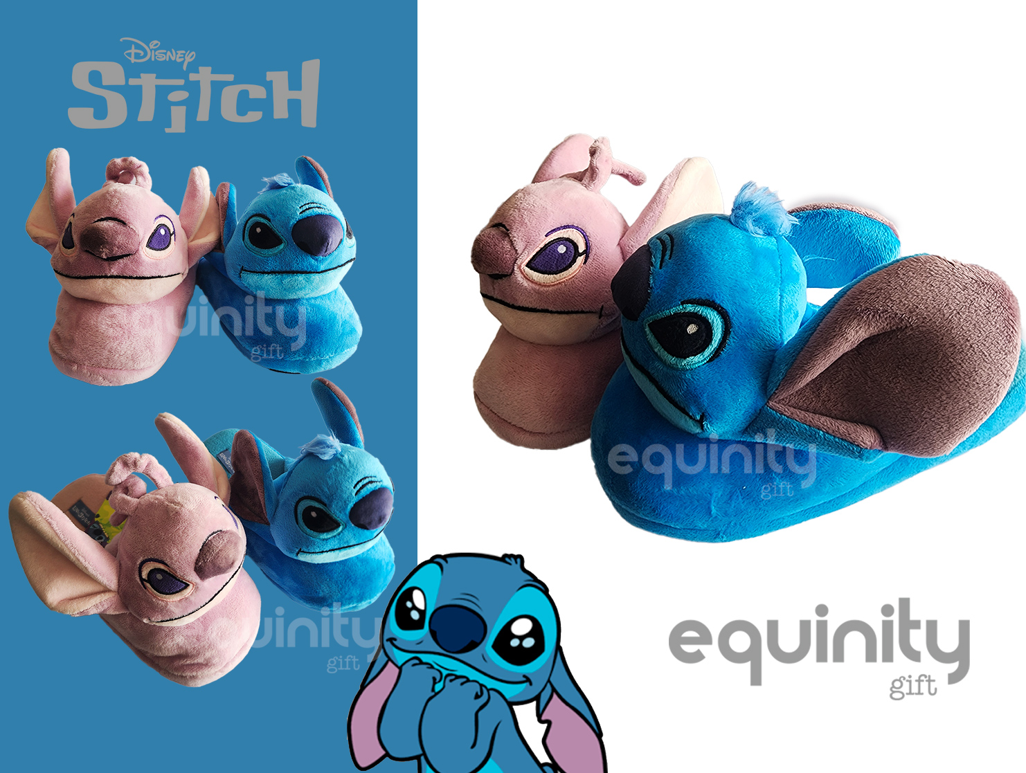 Pantuflas Disney Lilo y Stitch