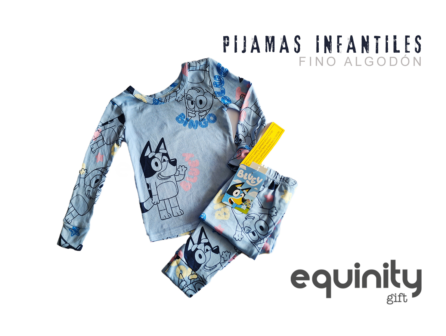 Pijamas infantiles Bluey